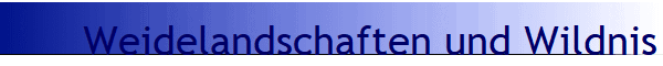 Weidelandschaften und Wildnis
